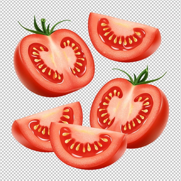 Frisch geschnittene Tomaten, bereit für jedes Gericht