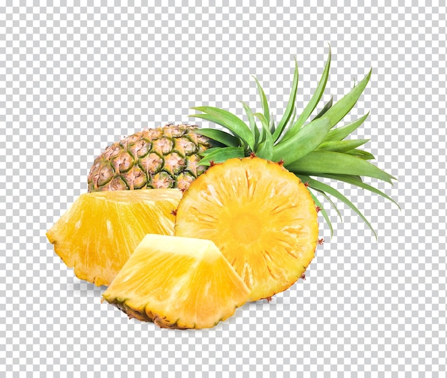 Frische Ananas isoliert Premium Psd