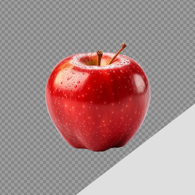 PSD frische apfelfrüchte png isoliert auf durchsichtigem hintergrund