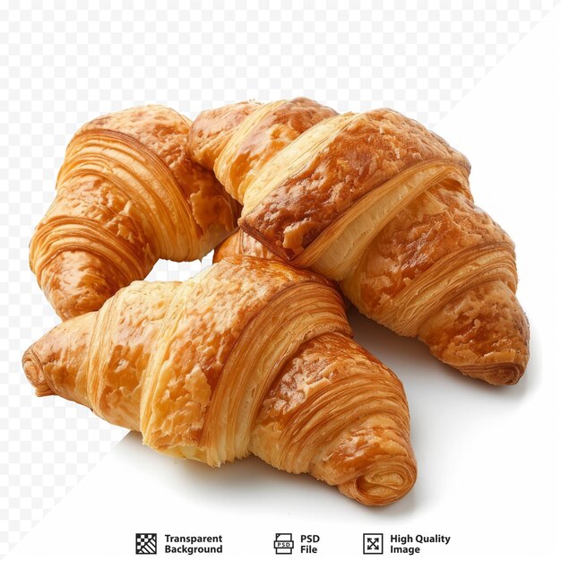 PSD frische buttercroissants