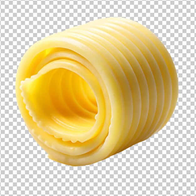 Frische Buttercurl, isoliert auf durchsichtigem Hintergrund