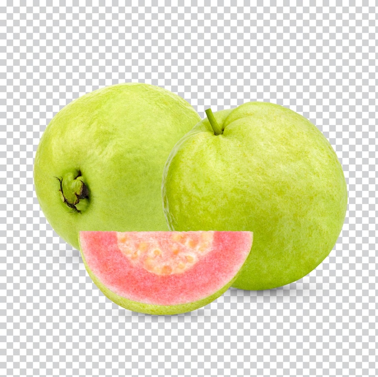 PSD frische guavenfrucht isoliert premium psd