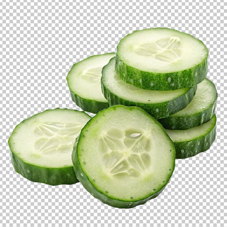 Frische Gurkenscheiben