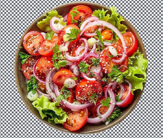 PSD frischer ghanesischer salat auf durchsichtigem hintergrund