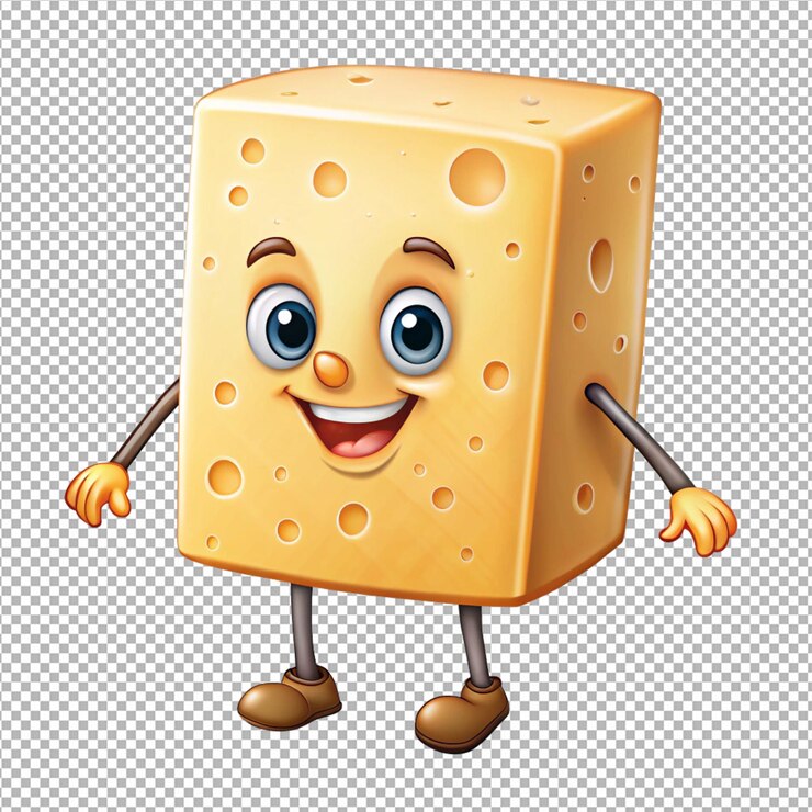 PSD frischer monterey jack auf durchsichtigem png-hintergrund isoliert