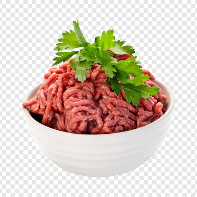 Frisches Rindfleisch mit Petersilie