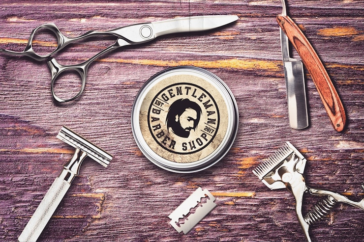 PSD friseur mock-up