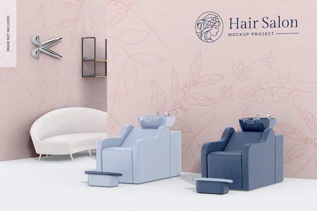 Friseursalon mockup