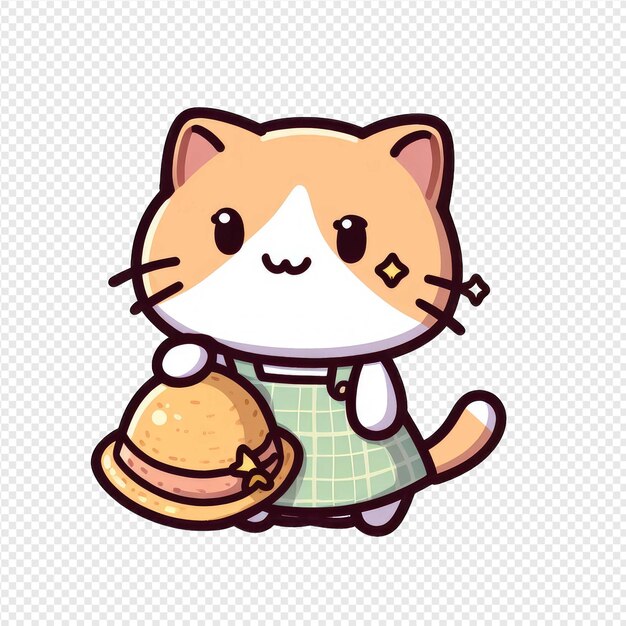 PSD frisky meow png sticker