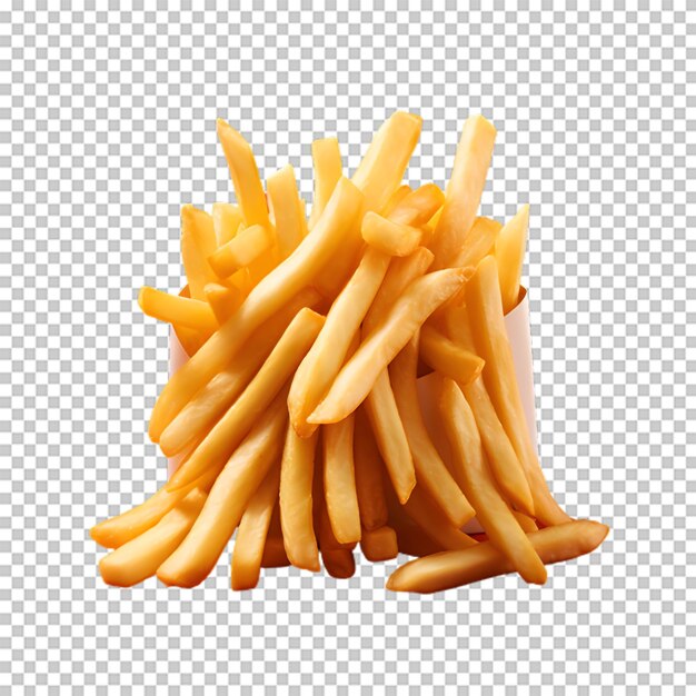 PSD des frites isolées sur un fond transparent