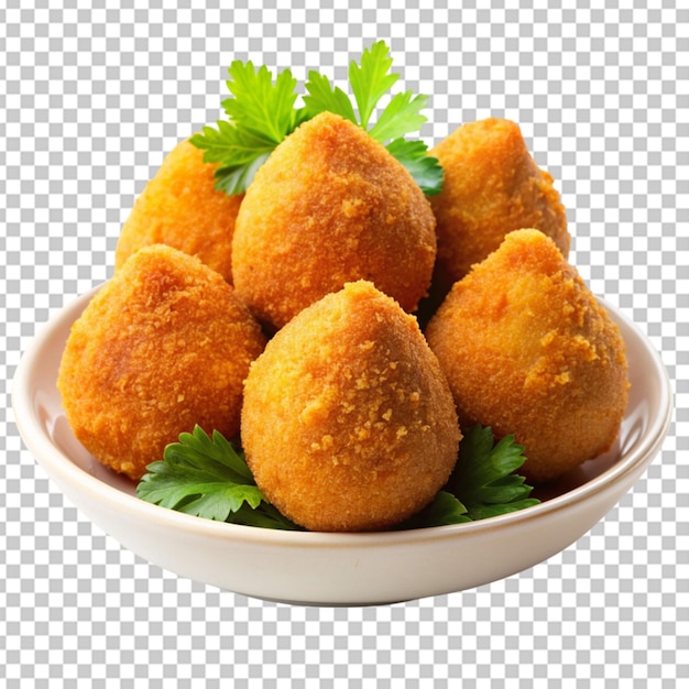 PSD frittierte hühnerkroketten aus coxinha