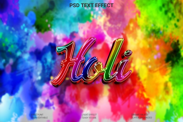 PSD frohe feiertage 3d-texteffektstil