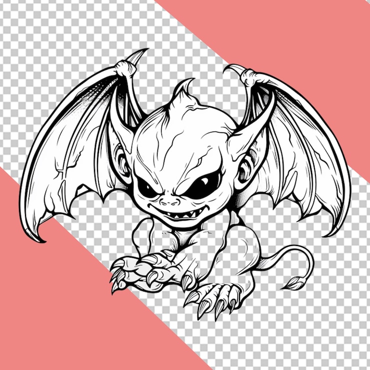 PSD frohe halloween-feier png-illustrationen