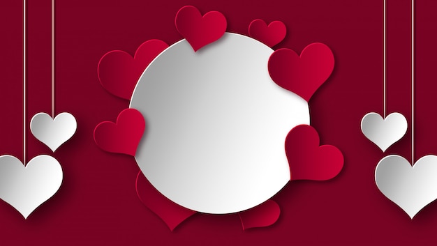 Frohe Valentinstage Rahmen