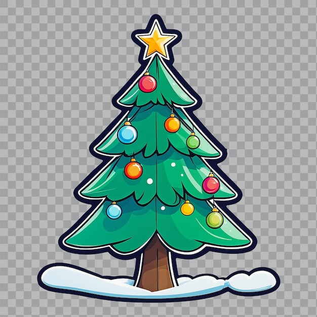 PSD frohe weihnachten weihnachtsmann aufkleber design