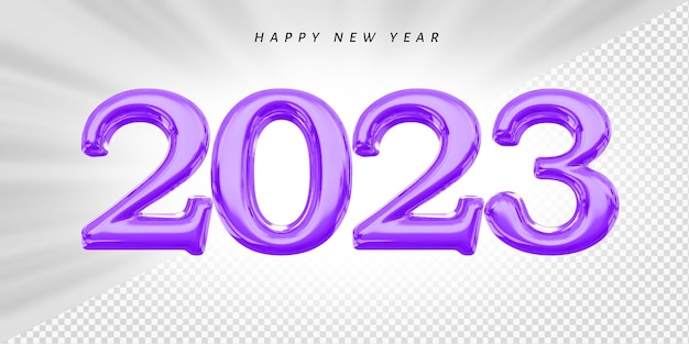 Frohes neues Jahr 2023 Nummer