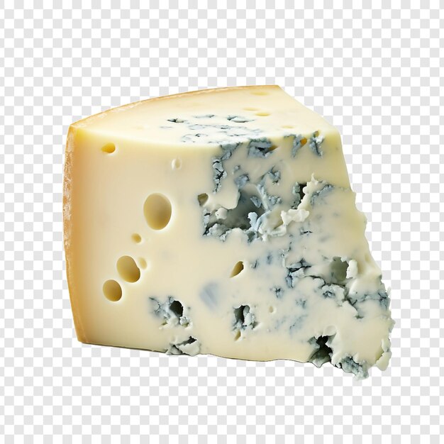 Fromage De Couleur Bleue Isolé Sur Fond Transparent