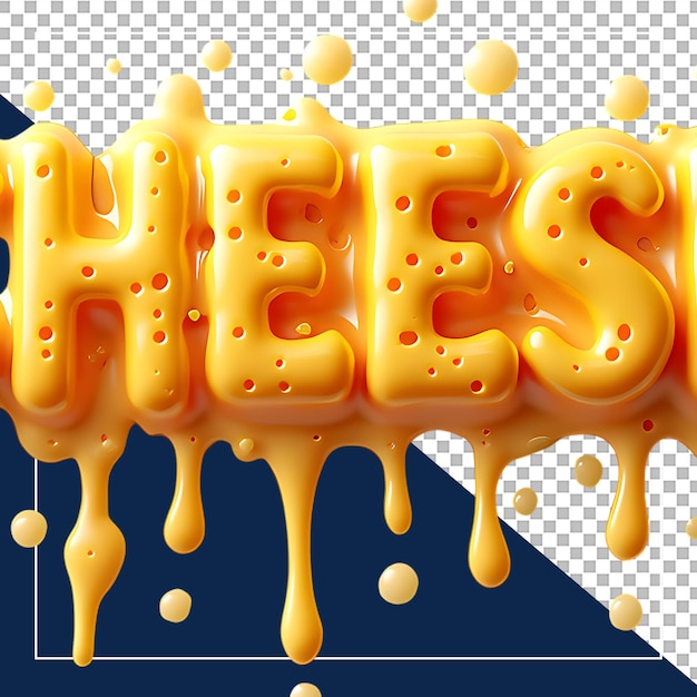 Le fromage fondu en 3D
