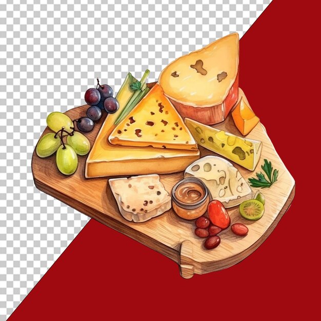 PSD des fromages délicieux en png