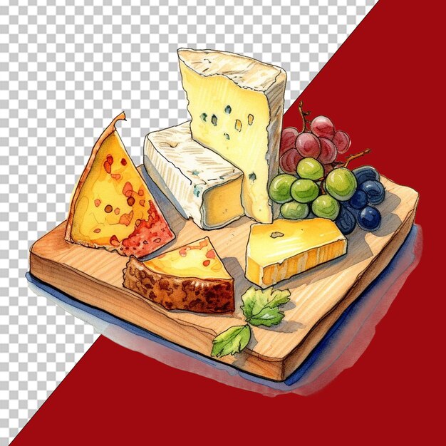 PSD des fromages délicieux en png