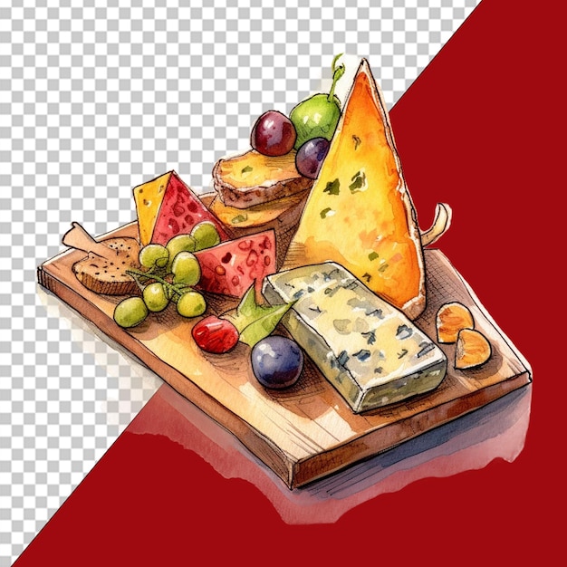 PSD des fromages délicieux en png