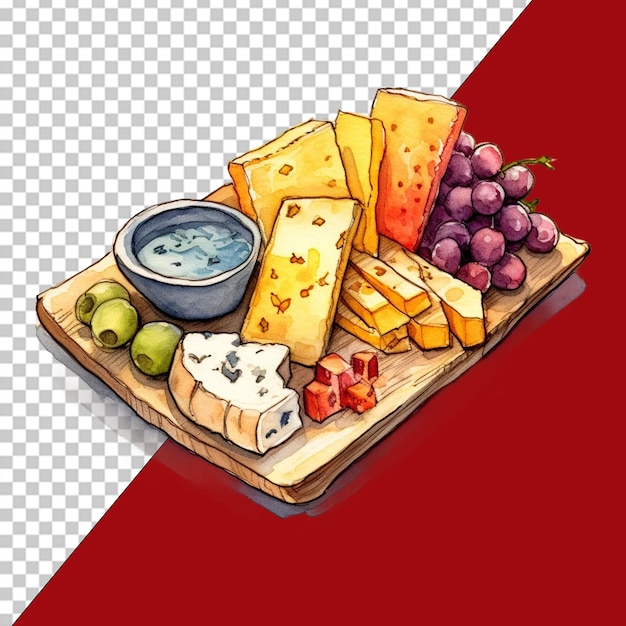 PSD des fromages délicieux en png