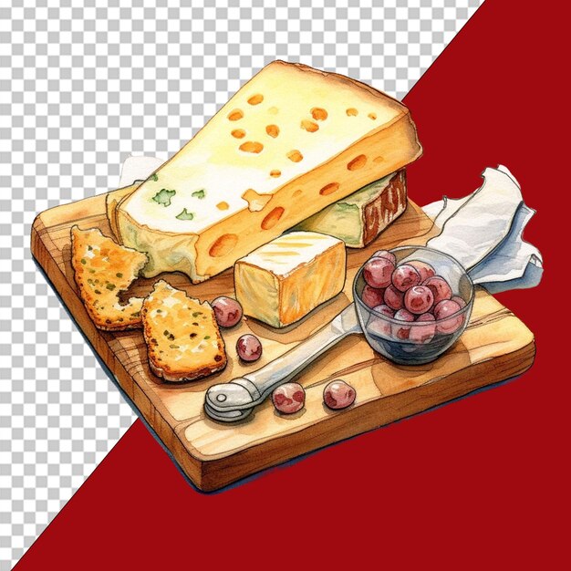 PSD des fromages délicieux en png