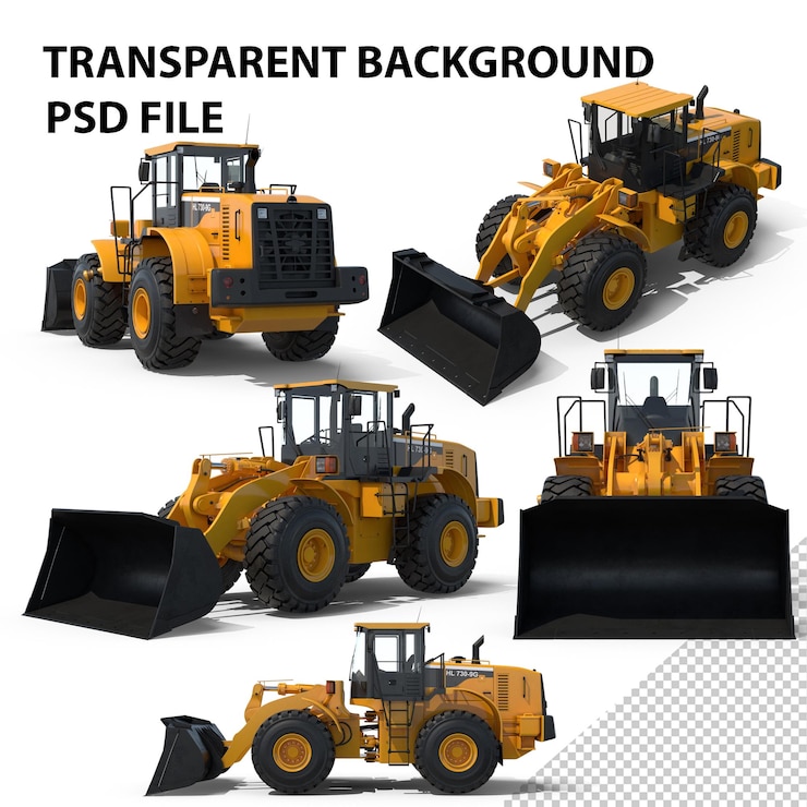 PSD front-end-loader png