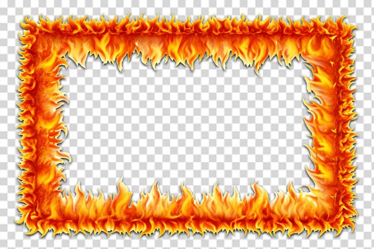 PSD frontera de fuego png