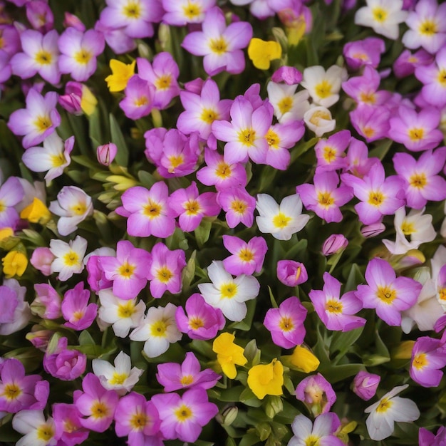 PSD frühlingsblumen-hintergrund