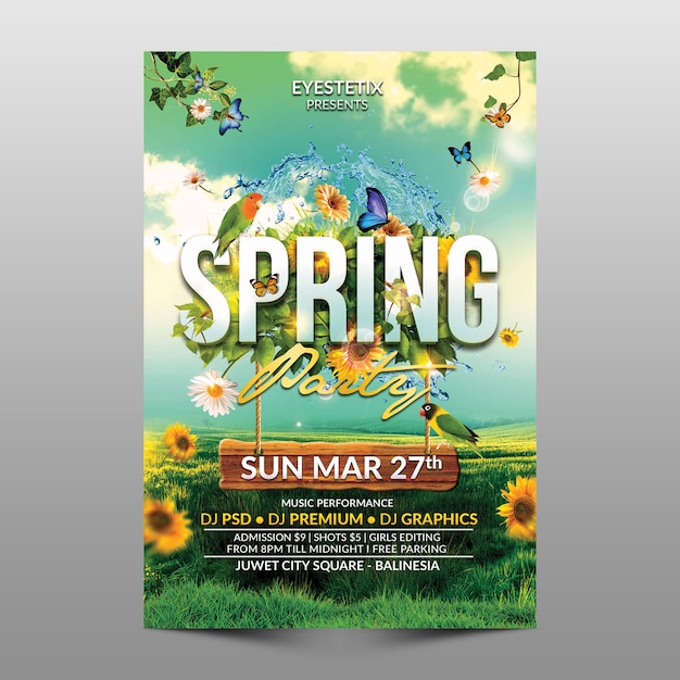 Frühlingsfest Flyer