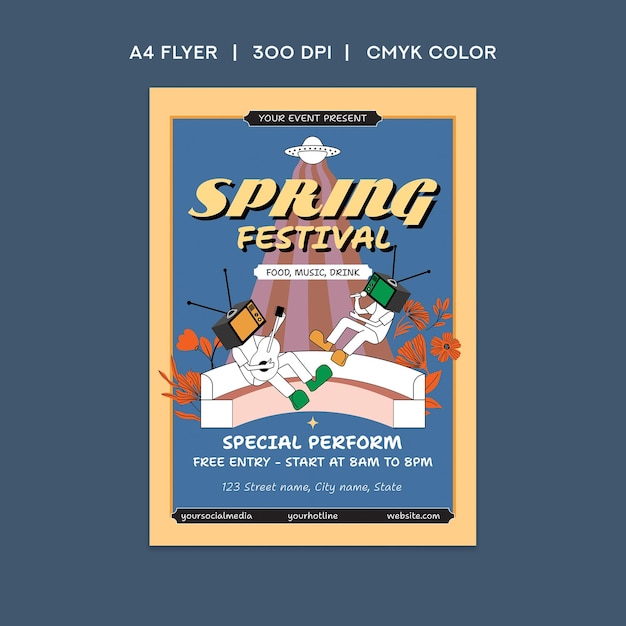Frühlingsfest Flyer