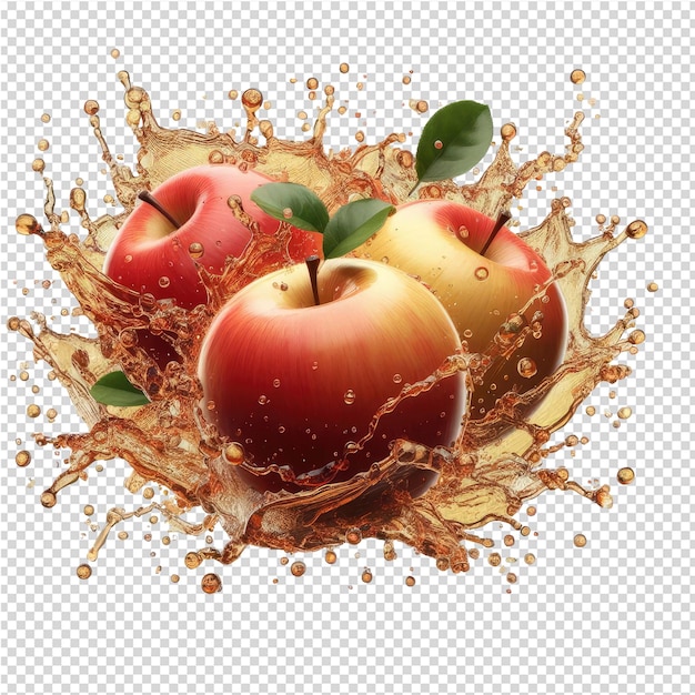 PSD fruit 3d isolé sur une toile png transparente