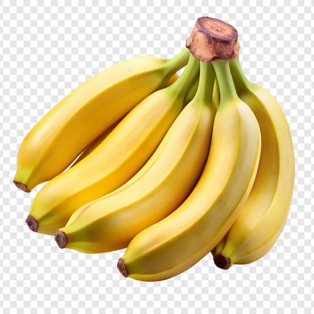 Fruit de banane isolé sur un fond transparent