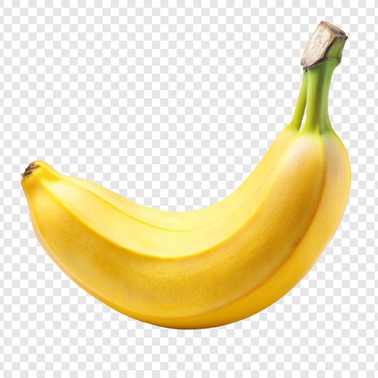 PSD fruit de banane isolé sur un fond transparent