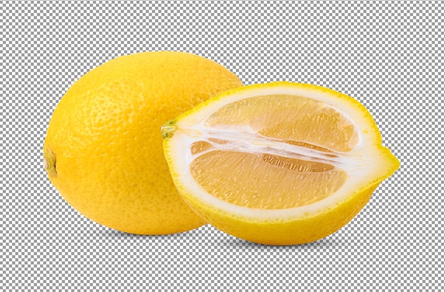 PSD fruit de citron isolé