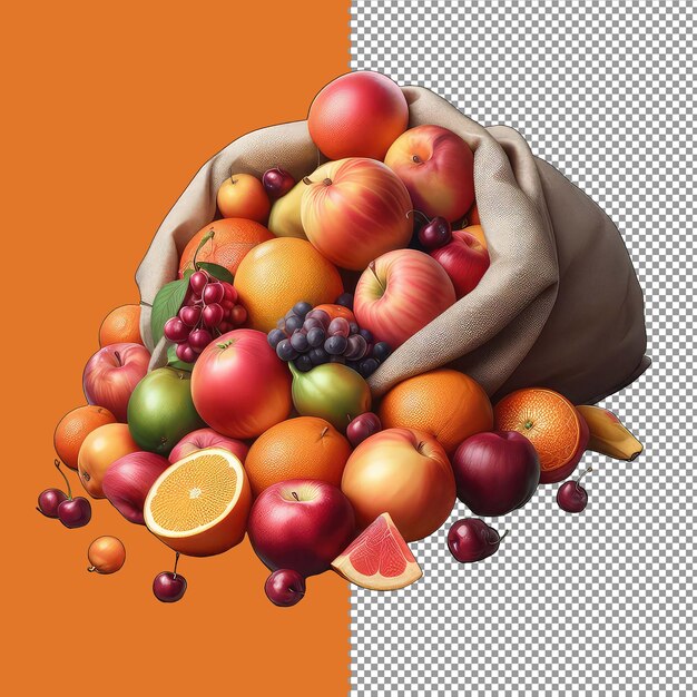 Fruit cornucopia png