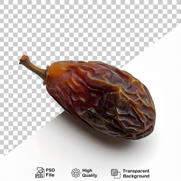 PSD fruit de date qui est sur un fond transparent avec un fichier png