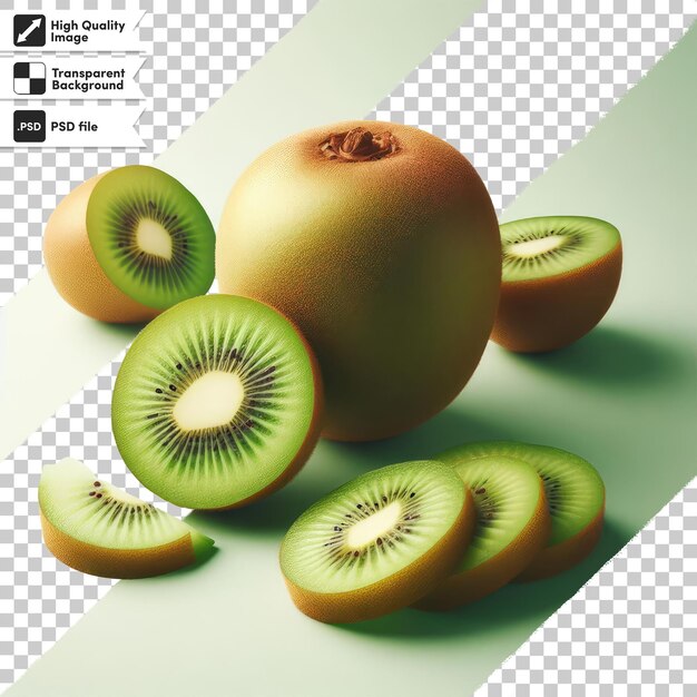 PSD fruit de kiwi psd sur fond transparent