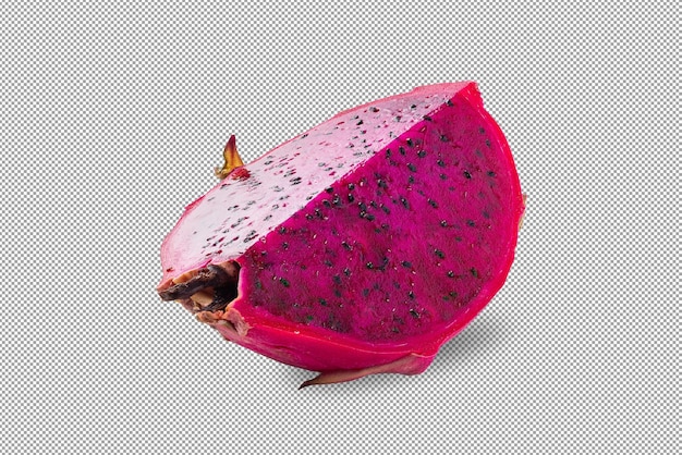 PSD fruit mûr de pitahaya ou fruit du dragon sur fond alpha