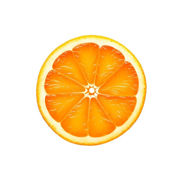 fruit orange isolé sur fond blanc haute résolution