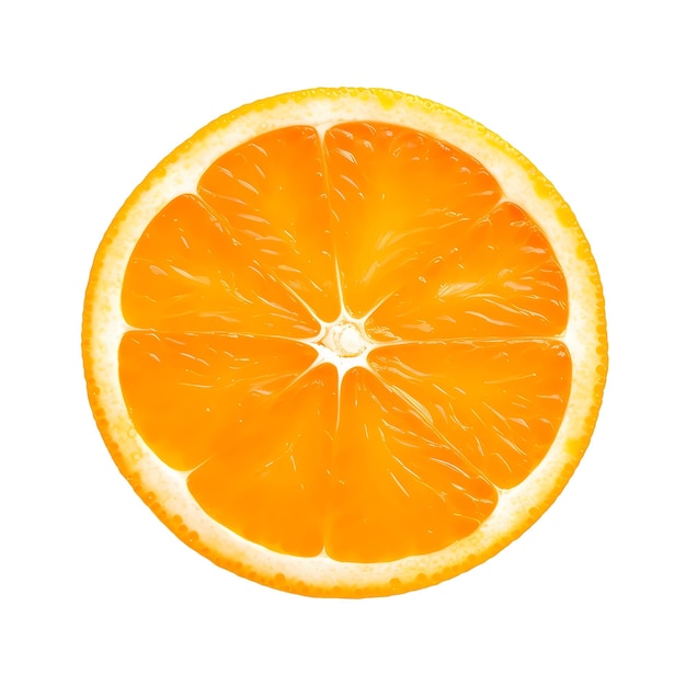 fruit orange isolé sur fond blanc haute résolution