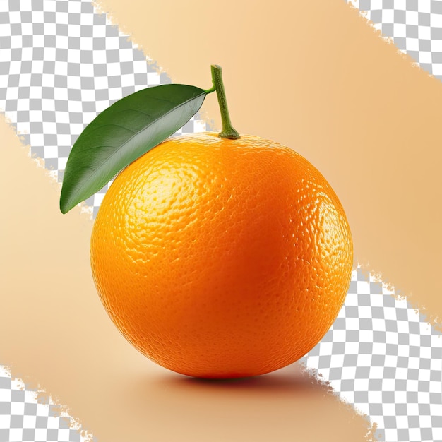 PSD fruit orange isolé sur fond transparent avec un tracé de détourage