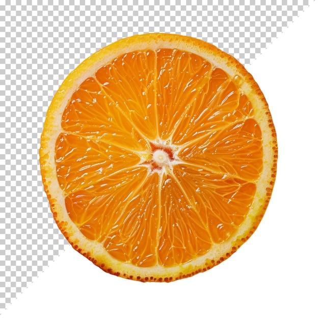 PSD fruit d'orange isolé sur fond transparent