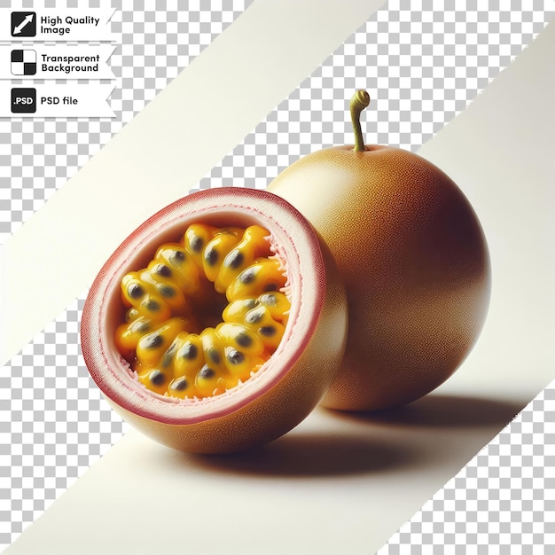 Fruit de la passion PSD sur fond transparent