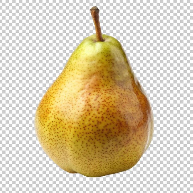 Fruit de poire isolé sur fond transparent