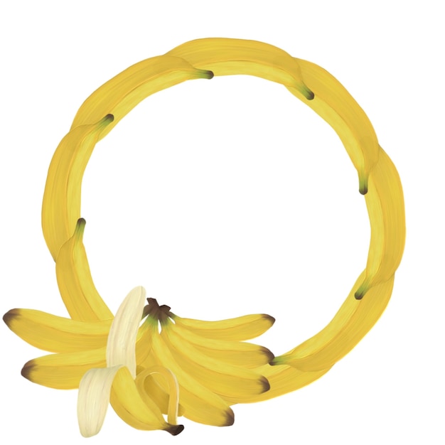 PSD fruits de la banane