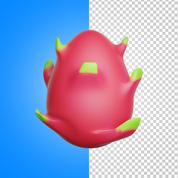 PSD fruits du dragon 3d