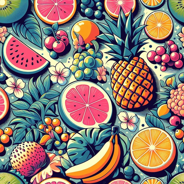 PSD des fruits exotiques tropicaux hyperréalistes, frais et colorés, des fruits, des dessins alimentaires, un fond transparent.