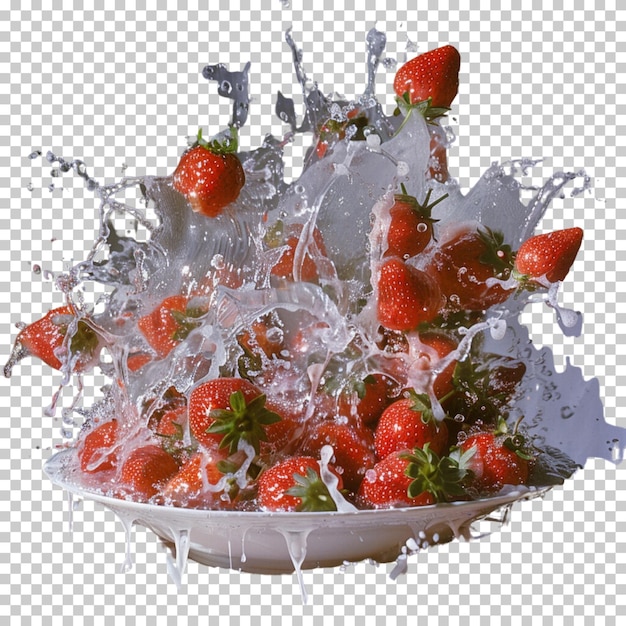 Fruits De Fraise Isolés Sur Fond Transparent